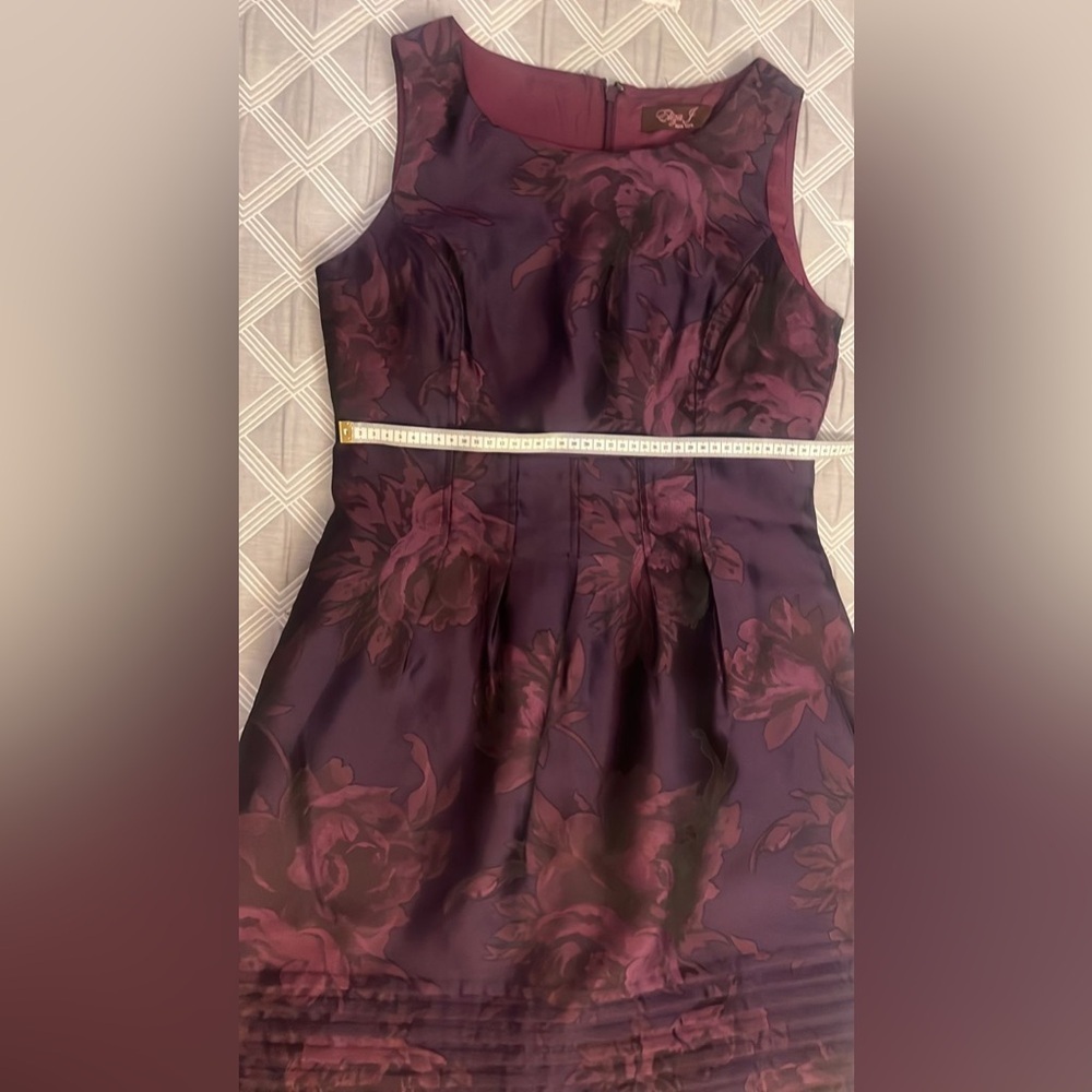 Eliza J Purple Floral Mini Dress - Picture 7 of 11